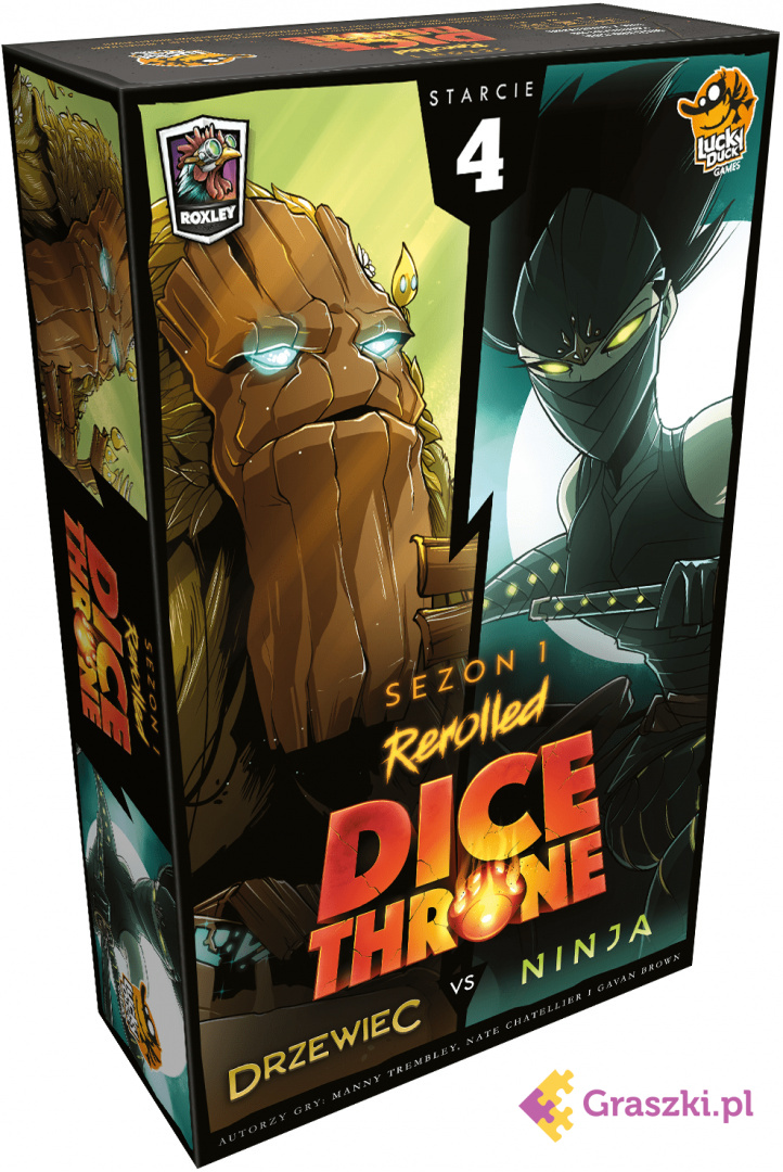 Dice Throne: Starcie 4 - Drzewiec vs Ninja Dice Throne: Starcie 4 - Drzewiec vs Ninja