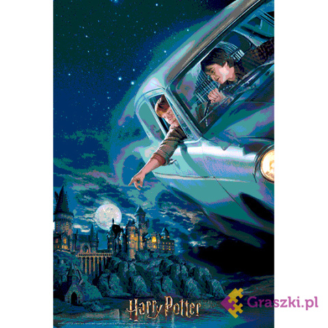 Harry Potter: Magiczne puzzle - Ford Anglia nad Hogwartem (300 elementów) 2 Harry Potter: Magiczne puzzle - Ford Anglia nad Hogwartem (300 elementów) 2