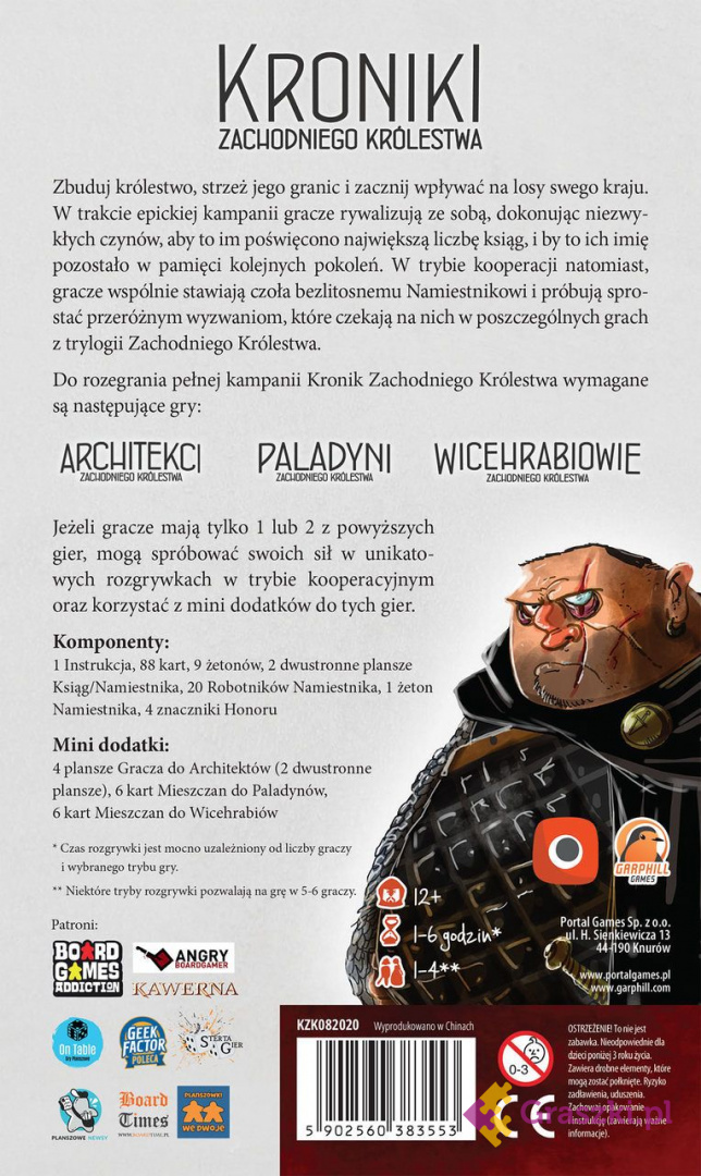 Kroniki Zachodniego Królestwa tył Kroniki Zachodniego Królestwa tył