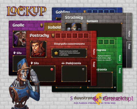 Lockup: Opowieść ze świata Roll Player planszetki Lockup: Opowieść ze świata Roll Player planszetki