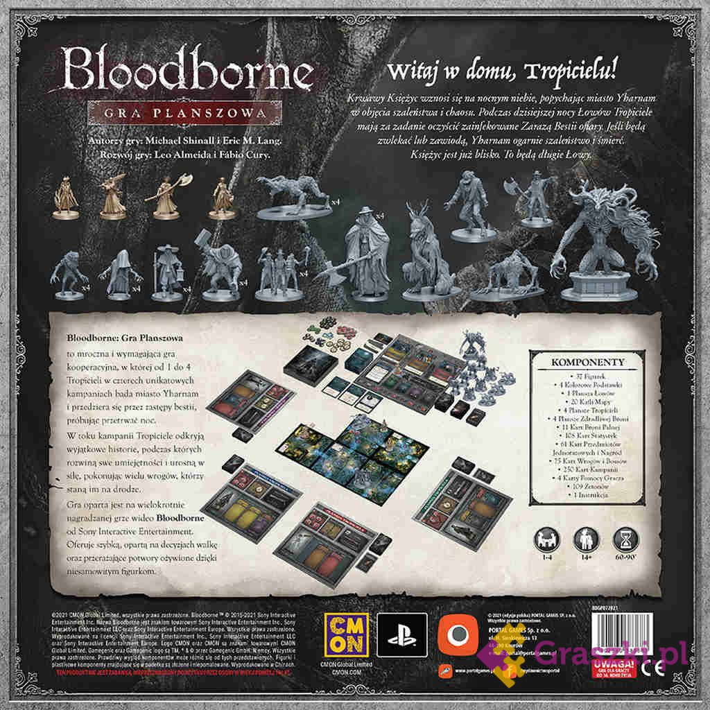 Bloodborne Gra Planszowa tył Bloodborne Gra Planszowa tył