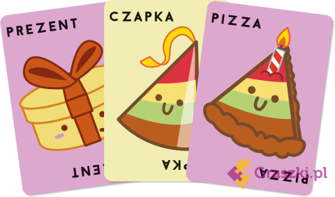 Buła, Pizza, Czapka, Prezent, Tort karty 3 Buła, Pizza, Czapka, Prezent, Tort karty 3