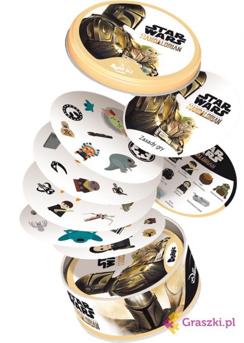 Dobble Star Wars: Mandalorian zawartość Dobble Star Wars: Mandalorian zawartość