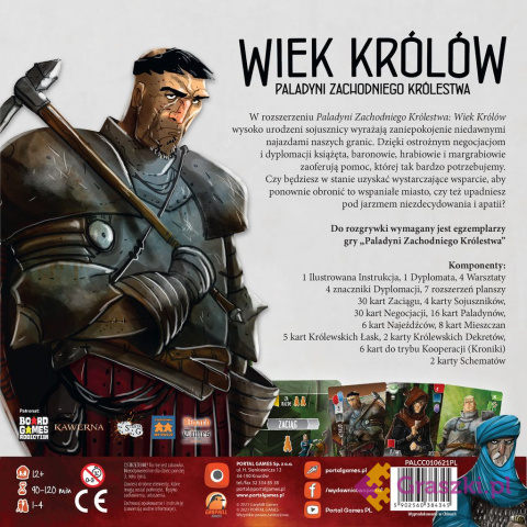 Paladyni Zachodniego Królestwa: Wiek Królów tył Paladyni Zachodniego Królestwa: Wiek Królów tył