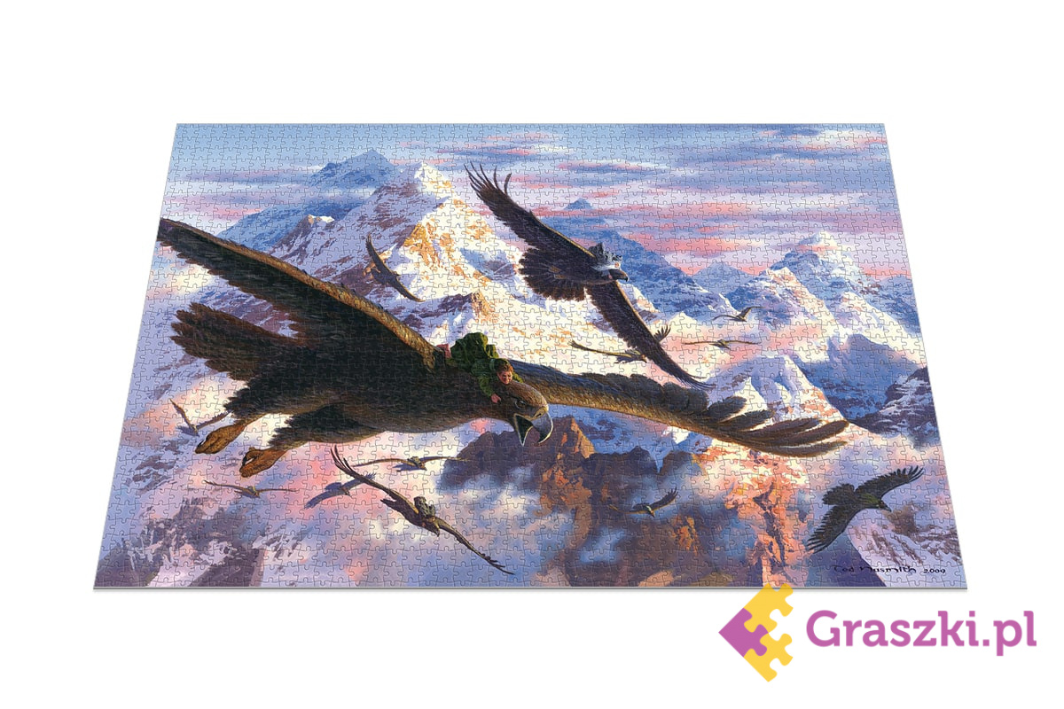 Puzzle Hobbit: Bilbo i orły (1000 elementów) efekt Puzzle Hobbit: Bilbo i orły (1000 elementów) efekt