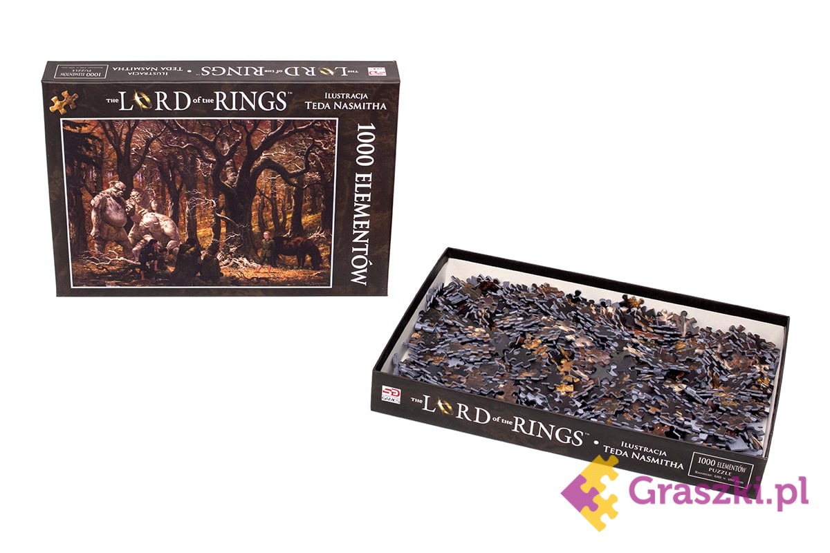 Puzzle Władca Pierścieni: Pieśń wśród Trollowych Wzgórz (1000 elementów) pudełko Puzzle Władca Pierścieni: Pieśń wśród Trollowych Wzgórz (1000 elementów) pudełko