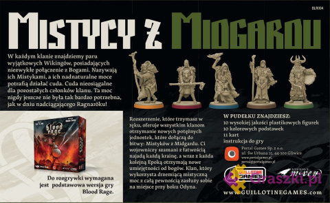 Blood Rage Mistycy z Midgardu pudełko Blood Rage Mistycy z Midgardu pudełko