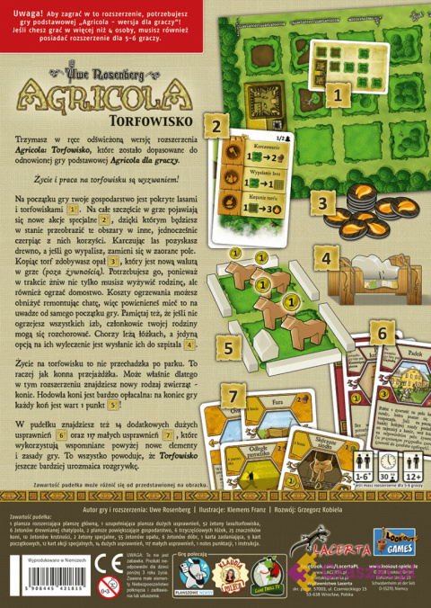 Agricola: Torfowisko instrukcja Agricola: Torfowisko instrukcja