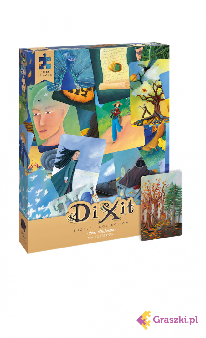Dixit: Puzzle - Blue MishMash (1000 elementów) pudełko Dixit: Puzzle - Blue MishMash (1000 elementów) pudełko