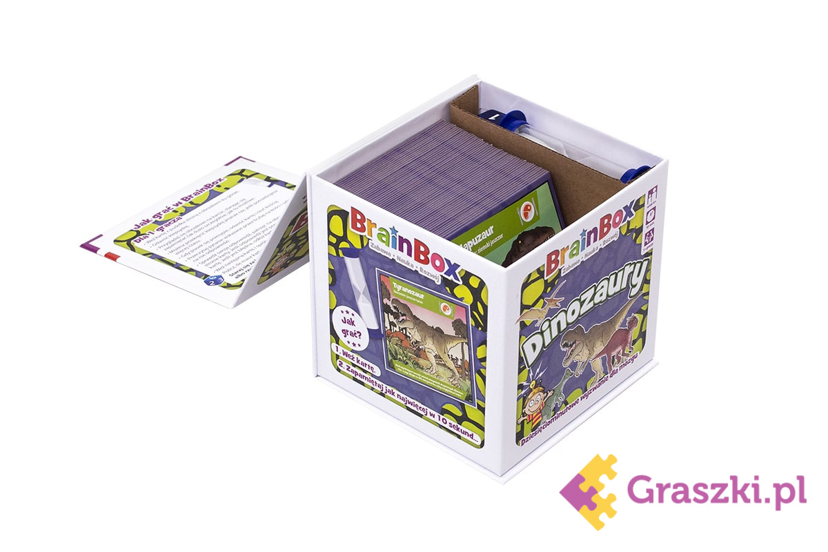 BrainBox Dinozaury pudełko