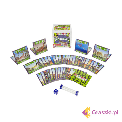 BrainBox Dinozaury zestaw kart BrainBox Dinozaury zestaw kart