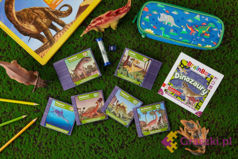 BrainBox Dinozaury gra na tle BrainBox Dinozaury gra na tle