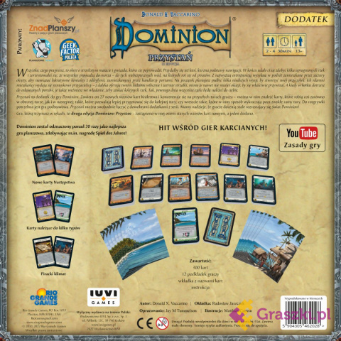 Dominion: Przystań (druga edycja IUVI) tył Dominion: Przystań (druga edycja IUVI) tył