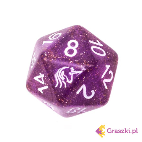 Komplet kości REBEL RPG - Akrylowe - Jednorożce 8 Komplet kości REBEL RPG - Akrylowe - Jednorożce 8