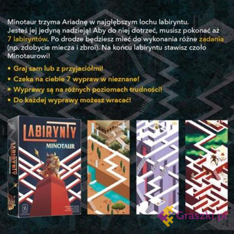Labirynty: Minotaur instrukcja Labirynty: Minotaur instrukcja