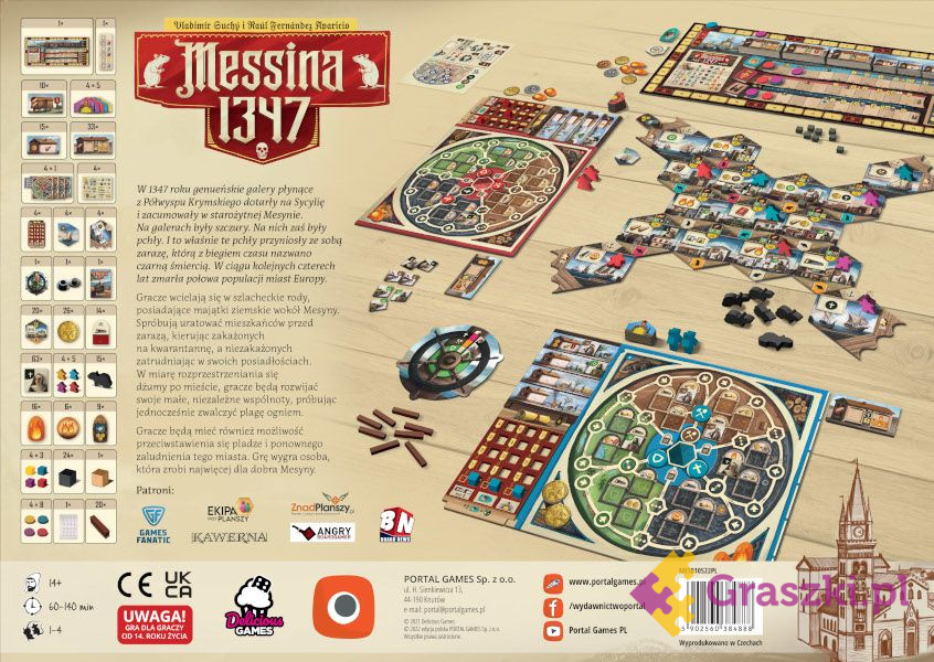 Messina 1347 zawartość