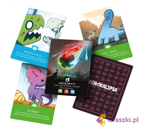 Dinokalipsa: Dodatek dla 5-6 graczy elementy Dinokalipsa: Dodatek dla 5-6 graczy elementy