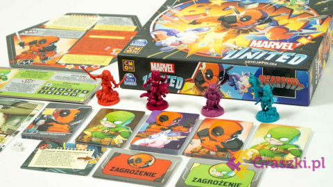 Marvel United: X-men Deadpool zawartość Marvel United: X-men Deadpool zawartość