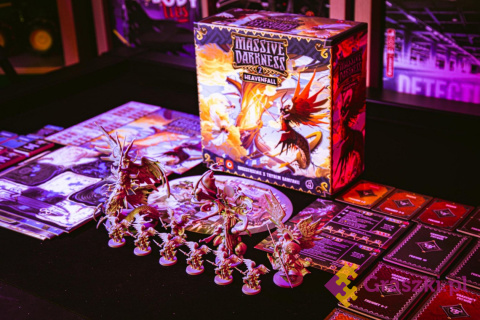Massive Darkness 2: Heavenfall gra planszowa elementy Massive Darkness 2: Heavenfall gra planszowa elementy