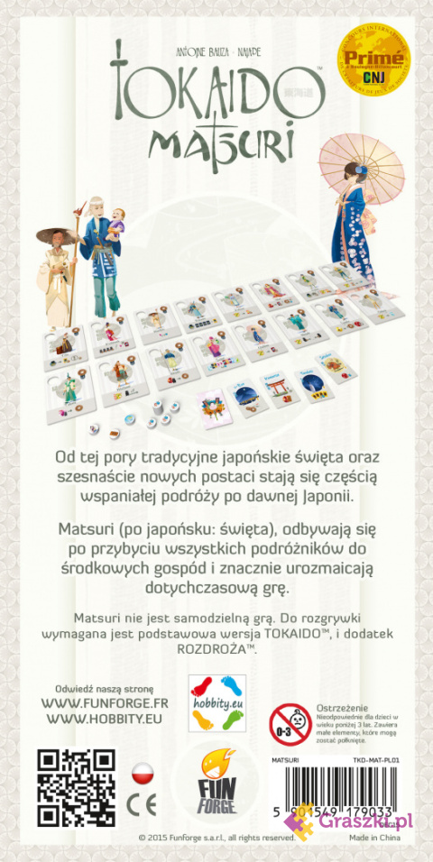 Tokaido Matsuri tył Tokaido Matsuri tył