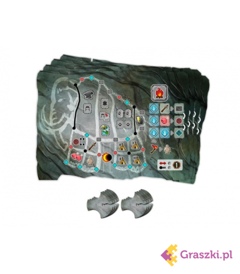 Wieczna zima Malowidła Naskalne element Wieczna zima Malowidła Naskalne element