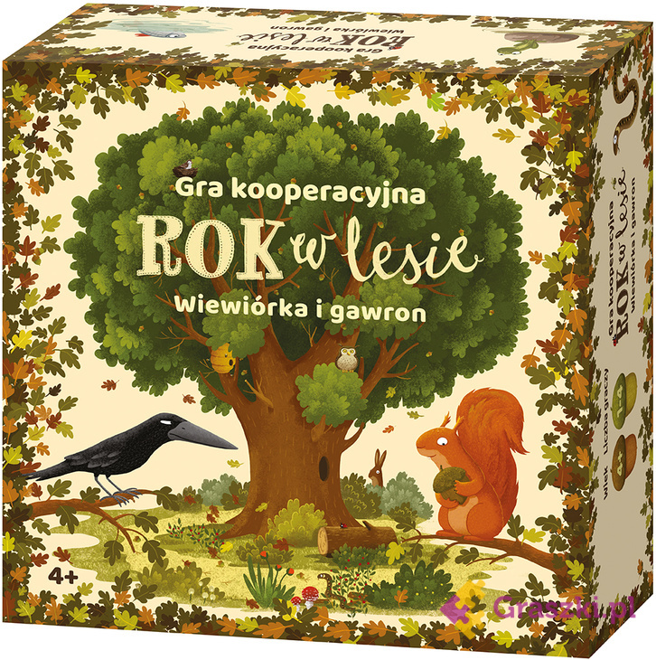 Rok w lesie: Wiewiórka i gawron Rok w lesie: Wiewiórka i gawron