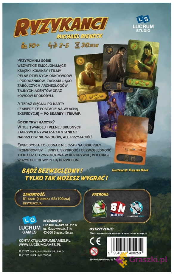 Ryzykanci pudełko Ryzykanci pudełko
