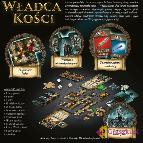 Władca kości tył Władca kości tył