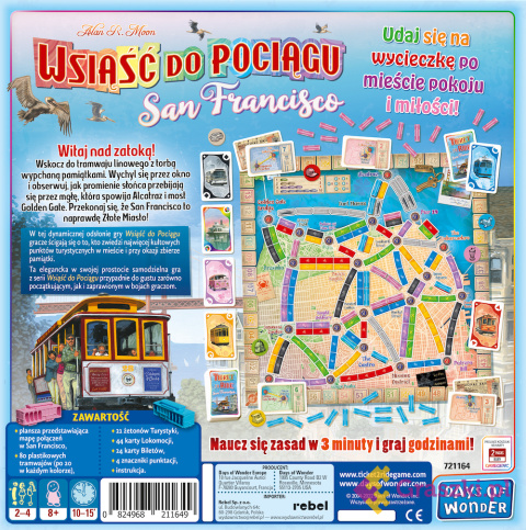 Wsiąść do Pociągu: San Francisco pudełko Wsiąść do Pociągu: San Francisco pudełko