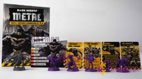 Zombicide: 2 ed. - Dark Nights Metal Pack zawartość Zombicide: 2 ed. - Dark Nights Metal Pack zawartość