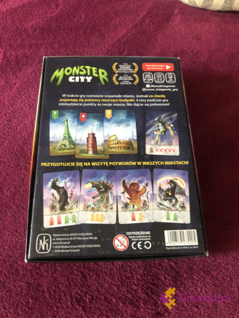 Monster city gra używana Monster city gra używana
