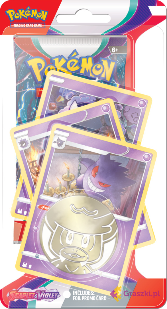 Pokemon - Pokemon TCG Scarlet & Violet Checklane Blister (Vários modelos) ㅤ, JOGOS DE MESA