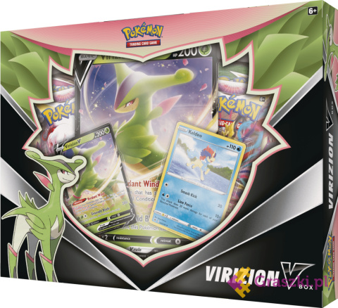 Pokémon TCG: V Box Virizion bok Pokémon TCG: V Box Virizion bok