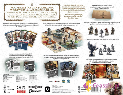 Assassins Creed: Brotherhood of Venice tył Assassins Creed: Brotherhood of Venice tył
