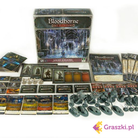 Bloodborne Gra Planszowa Lochy Kielicha zawartość Bloodborne Gra Planszowa Lochy Kielicha zawartość