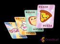 Bułka, Kotek, Pizza karty