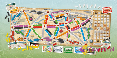 Wsiąść do Pociągu: Berlin mapa Wsiąść do Pociągu: Berlin mapa