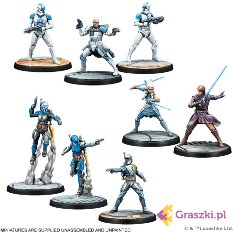 Star Wars: Shatterpoint - Zestaw podstawowy figurki Star Wars: Shatterpoint - Zestaw podstawowy figurki