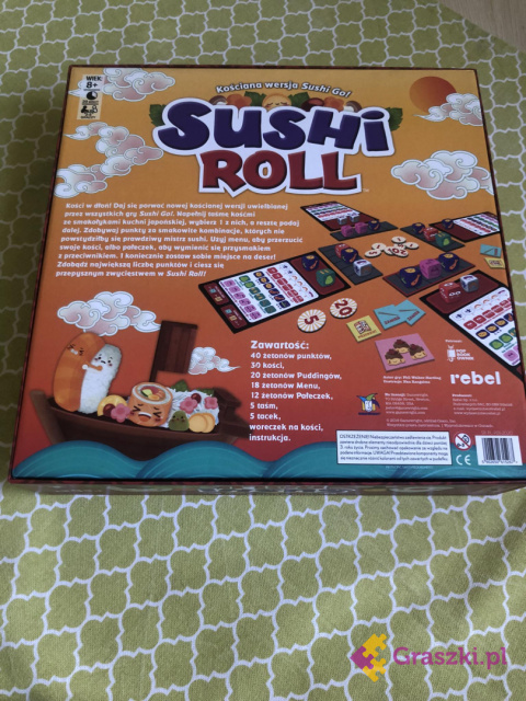 Sushi Roll zawartość gry Sushi Roll zawartość gry
