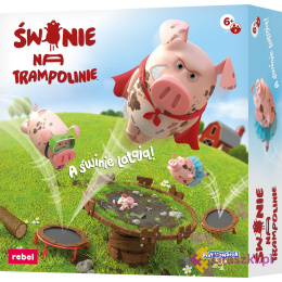 Świnie na trampolinie