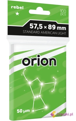 Koszulki na karty Rebel (57,5x89 mm) Orion Light