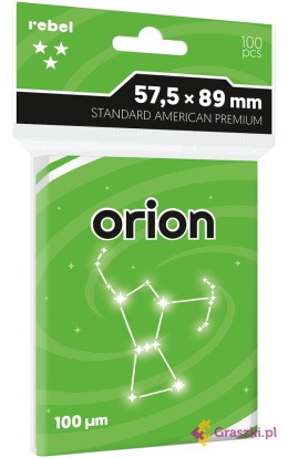 Koszulki na karty Rebel (57,5x89 mm) Orion Premium