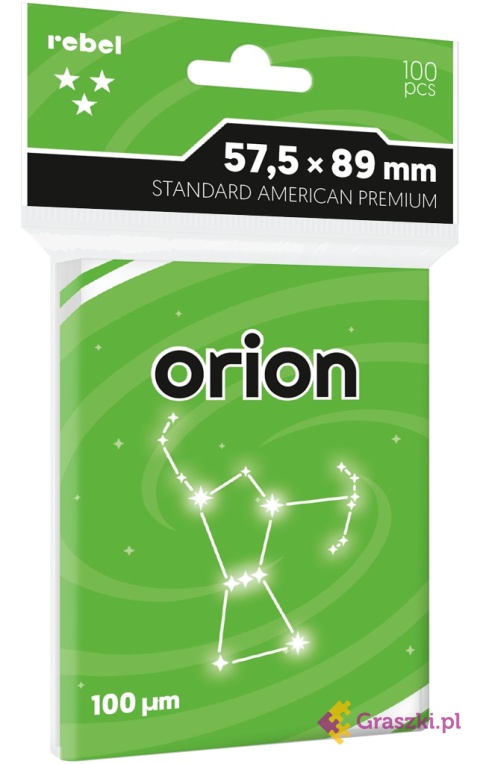 Koszulki na karty Rebel (57,5x89 mm) Orion Premium Koszulki na karty Rebel (57,5x89 mm) Orion Premium