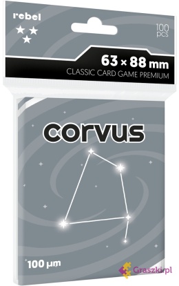 Koszulki na karty Rebel (63x88 mm) Corvus Premium