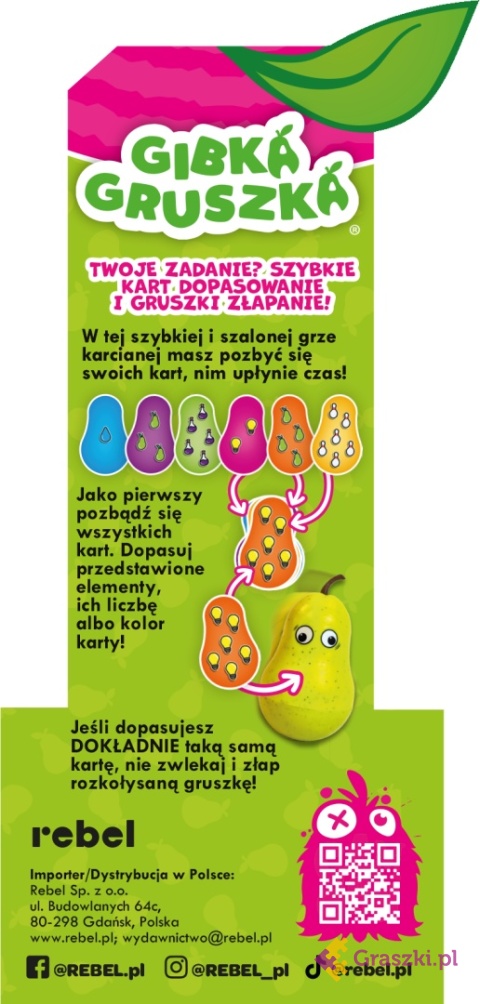 Gibka gruszka tył opaokwania Gibka gruszka tył opaokwania