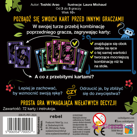 Jungo tył opakowania Jungo tył opakowania