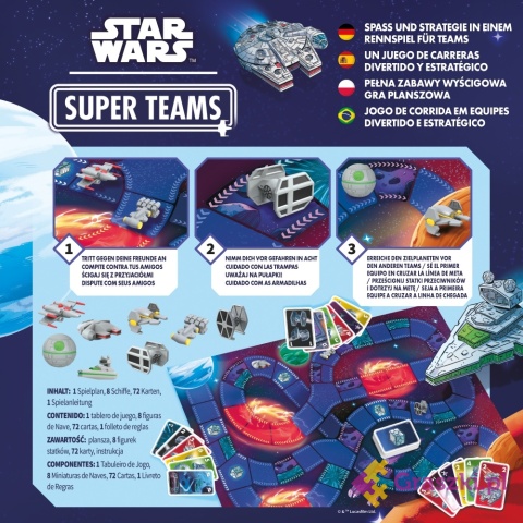 Star Wars Super Teams tył opakowania Star Wars Super Teams tył opakowania