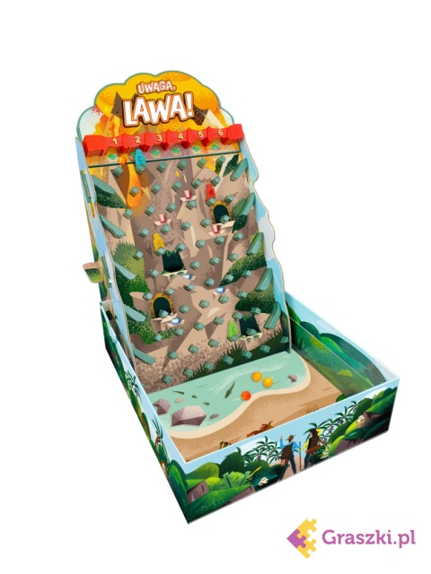 Uwaga, lawa! plansza Uwaga, lawa! plansza