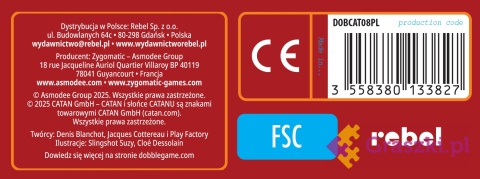 Dobble Catan ostrzeżenia Dobble Catan ostrzeżenia