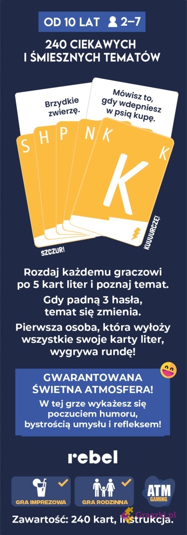 QuickStop tył opakowania QuickStop tył opakowania